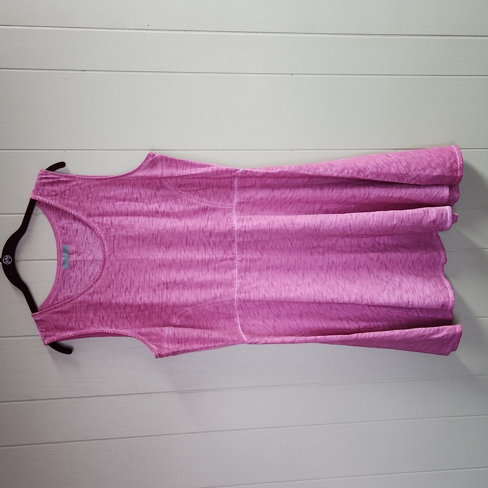 100% Cotton Pink Slub Dress